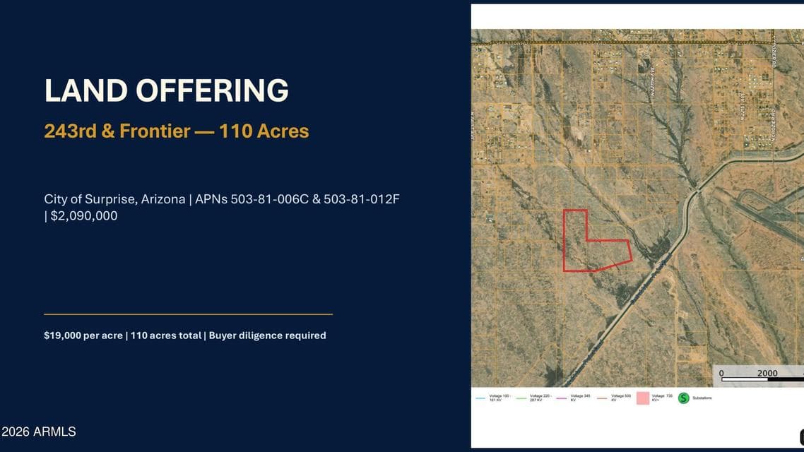 0 W FRONTIER Drive -, Wittmann, AZ 85361 — photo 1 of 12