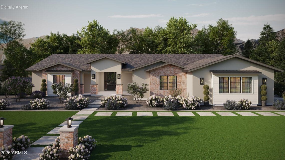 Landscaping is rendered and NOT included on this home - Preliminary Rendering - Subject to Change