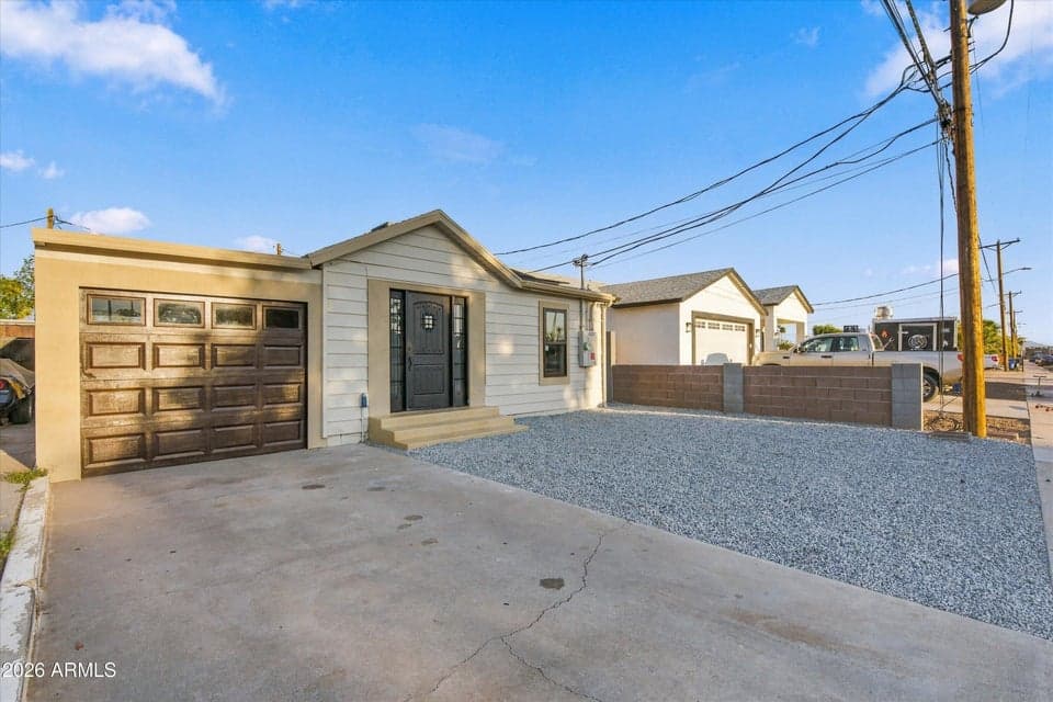 Fully remodeled Phoenix property featuring a main residence, detached casita, and paid off solar.