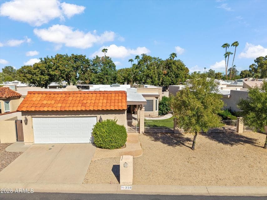 Beautiful spacious lot where you could extend your front patio.
